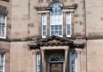 Thye imposing entrance with Venetian and Diocletian windows above